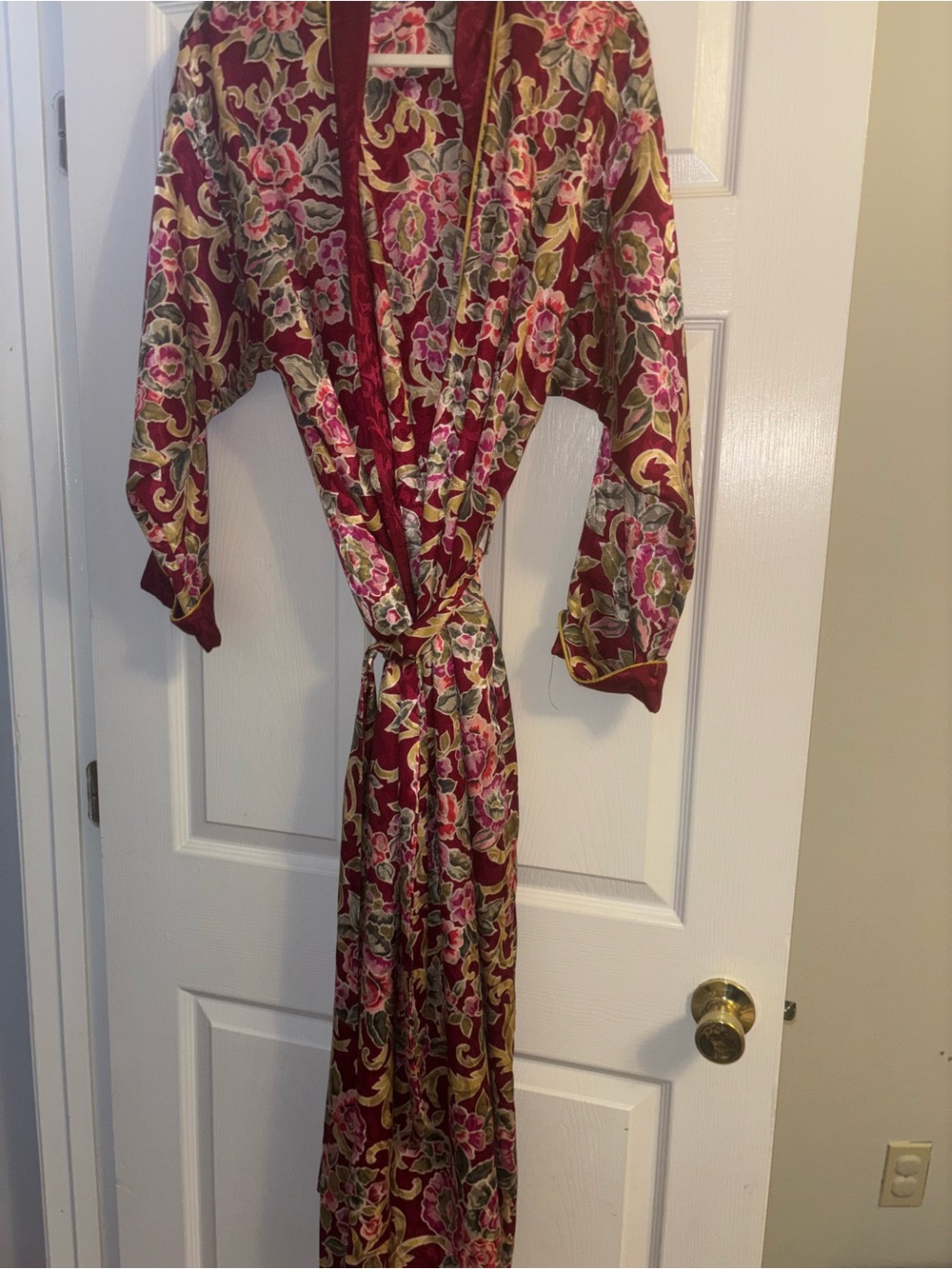 Rare Vintage floral Christian Dior Robe